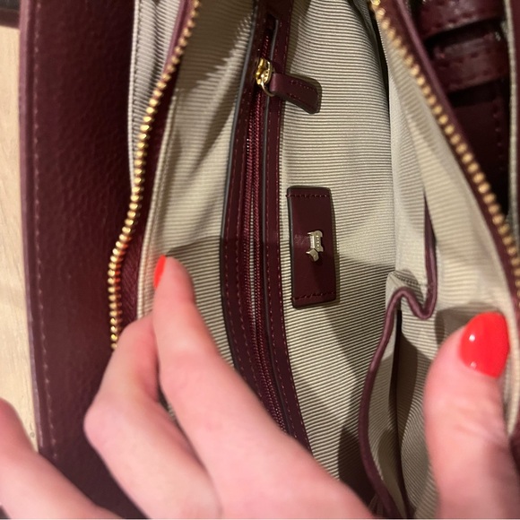 Radley London bag Deep Red Croc-Embossed - Picture 7 of 12